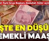 En düşük emekli maaşı ne kadar olacak?