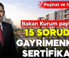 İşte Gayrimenkul Sertifikasıyla ilgili detaylar!