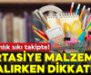 Okul alışverişinde denetim seferberliği