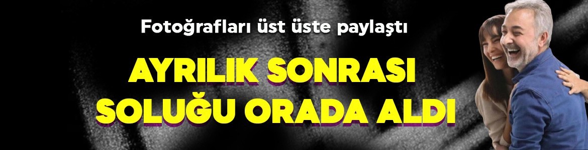 Boşanır boşanmaz soluğu orada aldı! Fotoğraf üstüne fotoğraf paylaştı