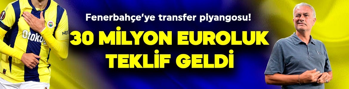Fenerbahçe transfer piyangosu! Yıldız futbolcu için 30 milyon euroyu masaya koydular! Ali Koç rekor bonservis istedi