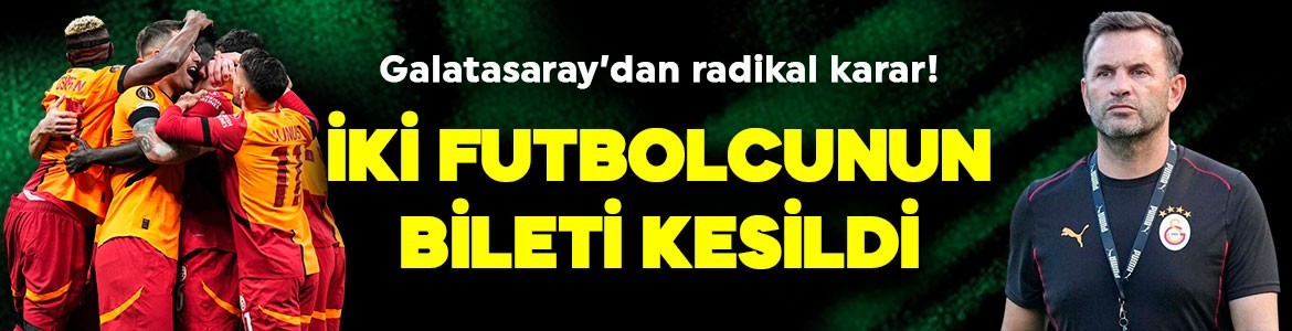 Galatasaray’dan 15 milyon euroluk karar! Yeni sezonda onlara yer yok! 2 yıldızla kesin olarak yollar ayrılacak!