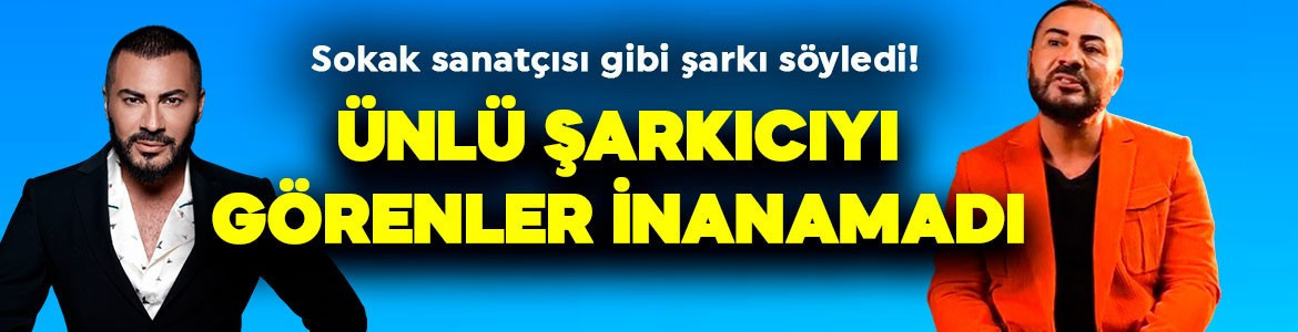 İstanbullular gözlerine inanamadı! Ünlü şarkıcı sokak sanatçısı gibi şarkı söyledi! Gerçek ortaya çıktı
