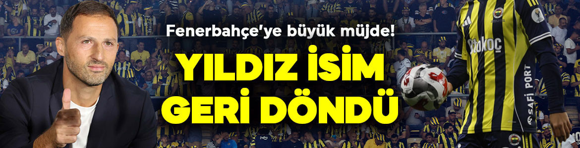 Fenerbahçe’ye Samsunspor maçı öncesi büyük müjde! Yıldız isim geri döndü!