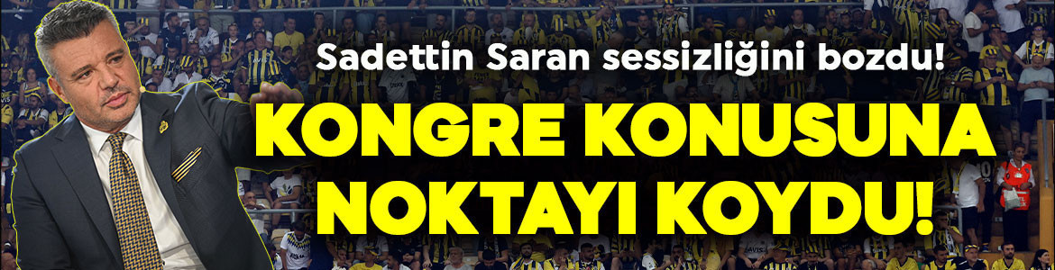 Sadettin Saran'dan önemli açıklamalar! Lookman transferinin neden ortaya çıktı! Kongre için de konuştu