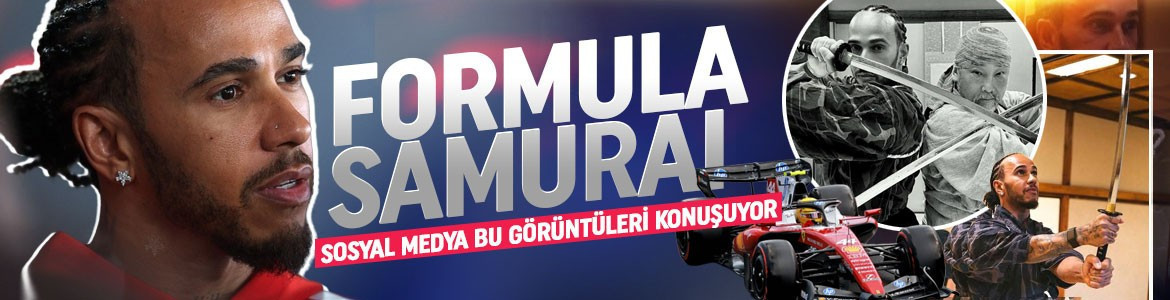Formula 1'in dünyaca ünlü pilotu kılıcını çekti! Dünya bu görüntüleri konuşuyor