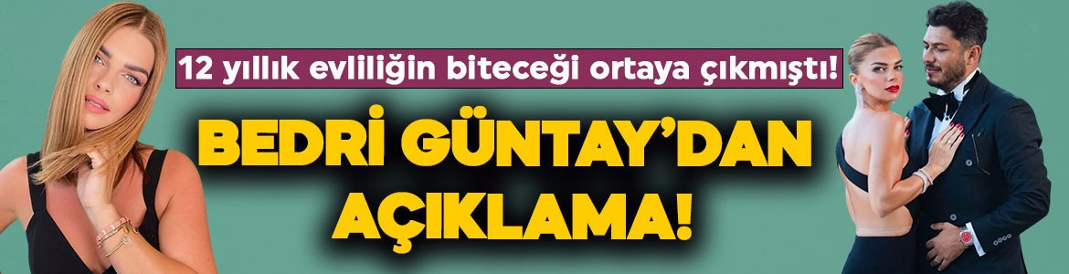 12 yıllık evliliğin biteceği ortaya çıkmıştı! Pelin Karahan'ın eşi Bedri Güntay'dan açıklama