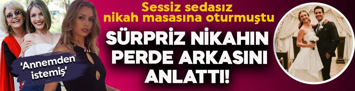 Sessiz sedasız nikah masasına oturmuştu: Yasemin Allen sürpriz evliliğin perde arkasını anlattı!