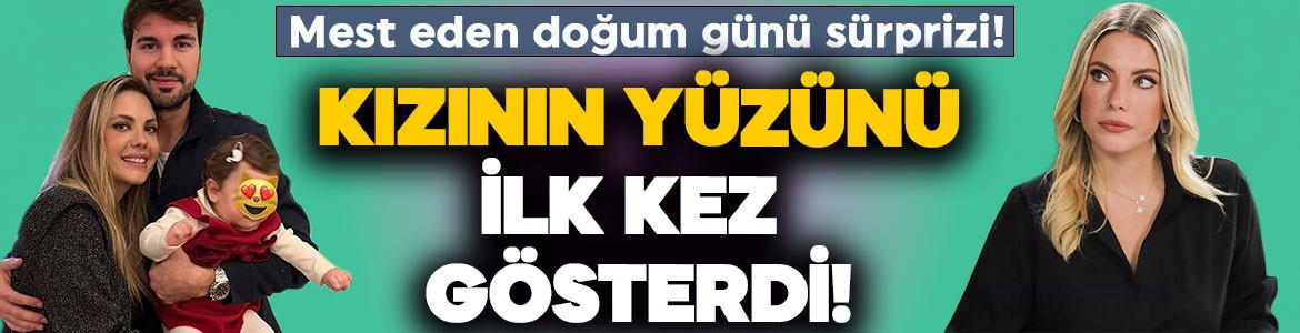 Eda Ece kızının yüzünü ilk kez gösterdi! Mina İpek'in annesine olan benzerliği dikkat çekti