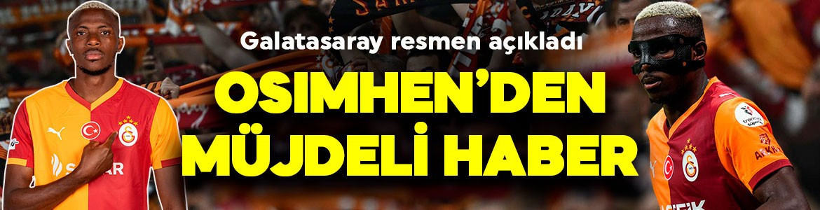 Galatasaray’dan iki oyuncu için sakatlık açıklaması! Osimhen’in son durumu belli oldu