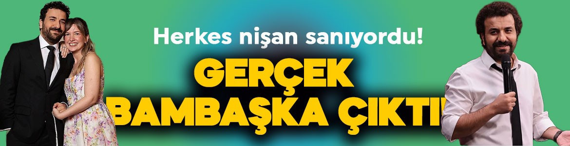 Hasan Can Kaya'dan şaşırtan açıklama! Herkes nişan sanıyordu ama gerçek bambaşka çıktı