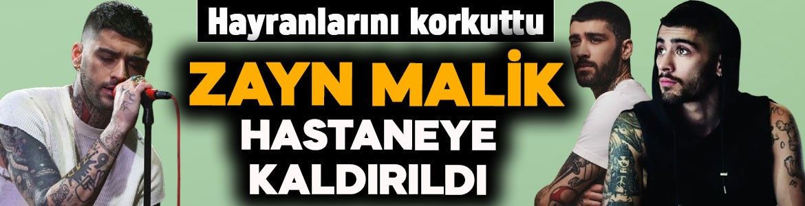 Hayranlarını korkuttu: Zayn Malik hastane yatağından paylaştı!