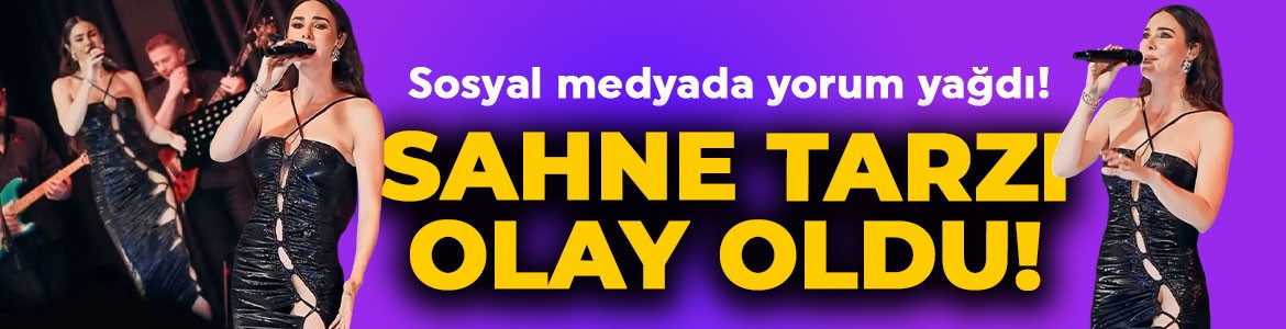 Defne Samyeli’nin sahne kıyafeti olay oldu! İç çamaşırsız tarzı yorum yağmuruna tutuldu