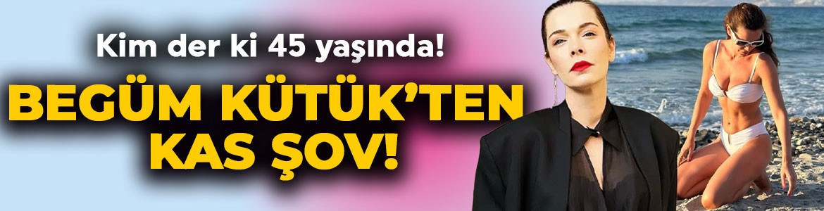 Oyuncu Begüm Kütük'ten kas şov! Spor salonundan paylaştı, fit vücudu dikkat çekti