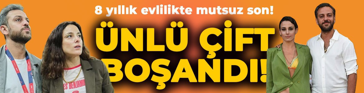8 yıllık evlilikte mutsuz son! Erkan Kolçak Köstendil ve Cansu Tosun boşandı