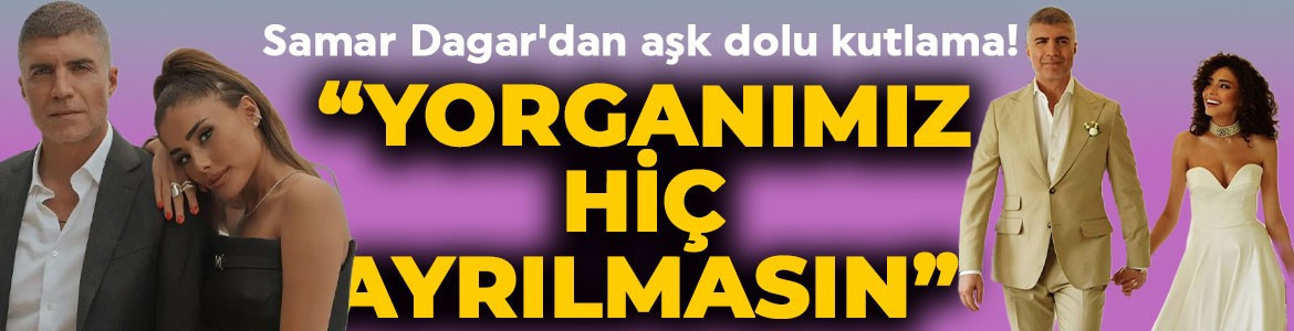 Samar Dagar'dan Özcan Deniz'e aşk dolu kutlama: "Yorganımız hiç ayrılmasın"
