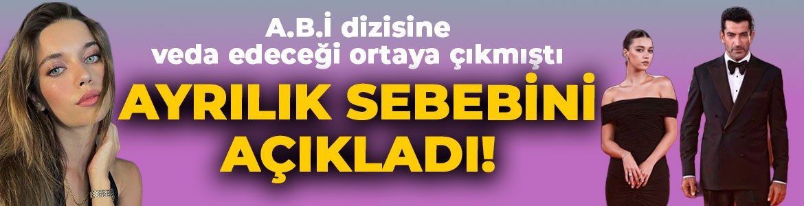 A.B.İ dizisine veda edeceği ortaya çıkmıştı: Afra Saraçoğlu ayrılık sebebini açıkladı!