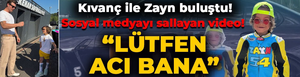 Kıvanç Tatlıtuğ ile Zayn Sofuoğlu buluştu! Sosyal medyayı sallayan video: "Lütfen bana acı"