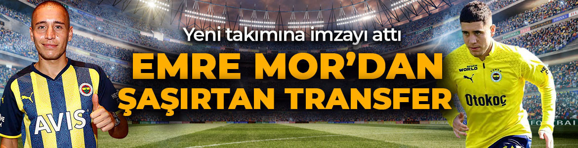 Fenerbahçe’den ayrılmıştı! Emre Mor’un transferi resmen açıklandı! Yeni takımını gören inanamıyor