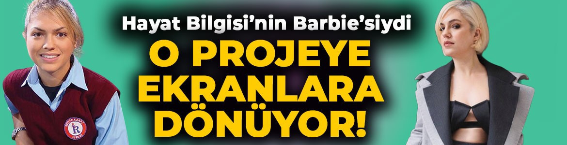 Hayat Bilgisi'nin Barbie'si İpek Erdem'den müjde! Yıllar sonra o projeyle ekranlara dönüyor