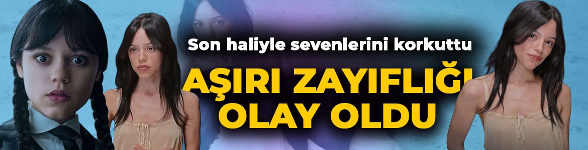 Wednesday dizisinin yıldızı son haliyle sevenlerini korkuttu! Aşırı zayıflığı olay oldu