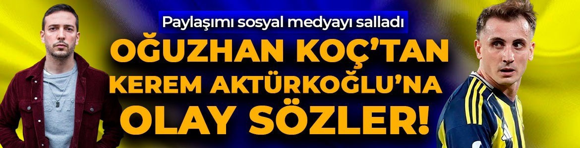 Şarkıcı Oğuzhan Koç'tan Kerem Aktürkoğlu'na bomba tepki! Sosyal medyayı salladı