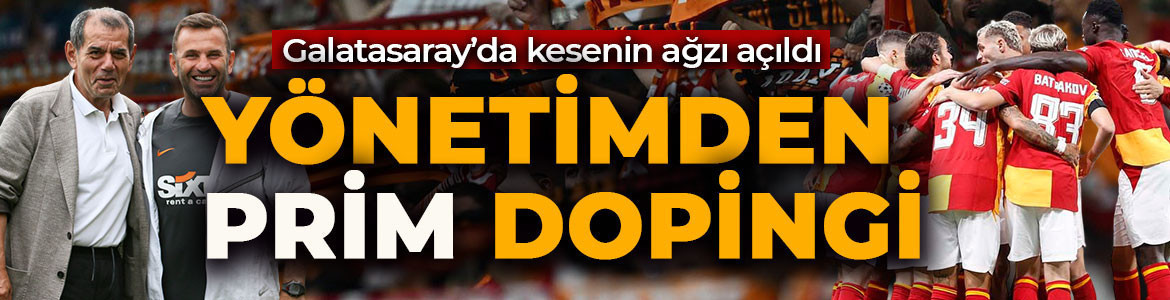 Galatasaray’da yönetimden prim dopingi! Trabzonspor maçı için kesenin ağzı açıldı