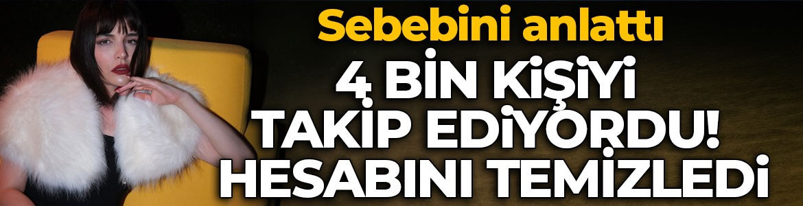 Gonca Vuslateri sosyal medya hesabını temizledi! Nedeni şaşırttı