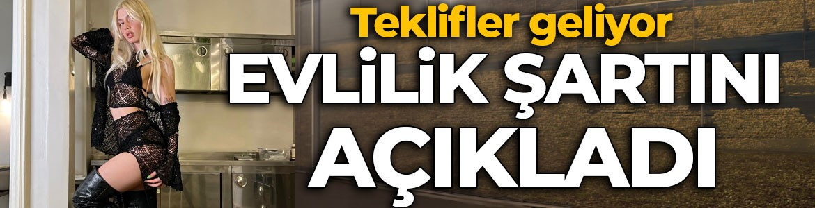 Aleyna Tilki’ye evlilik teklifleri geliyor! Bakın ne için evlenecek
