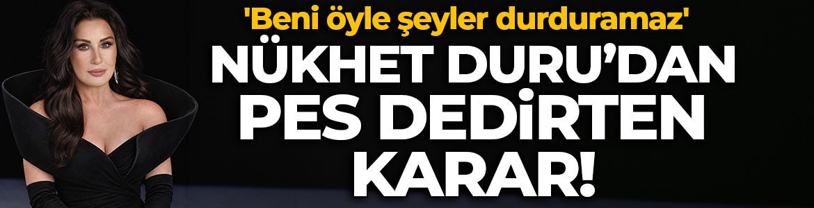 Kırık ayağıyla konser verdi! Nükhet Duru yaşadıklarını anlattı