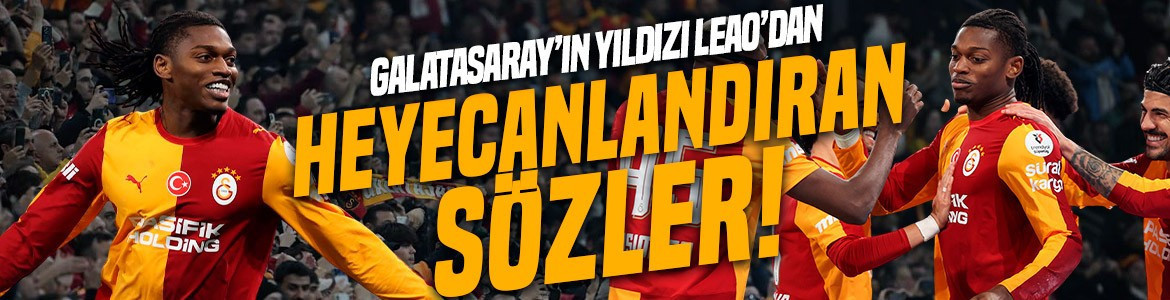 Konyaspor maçında golünü attı! Rafael Leao’dan Galatasaray taraftarını heyecanlandıran sözler