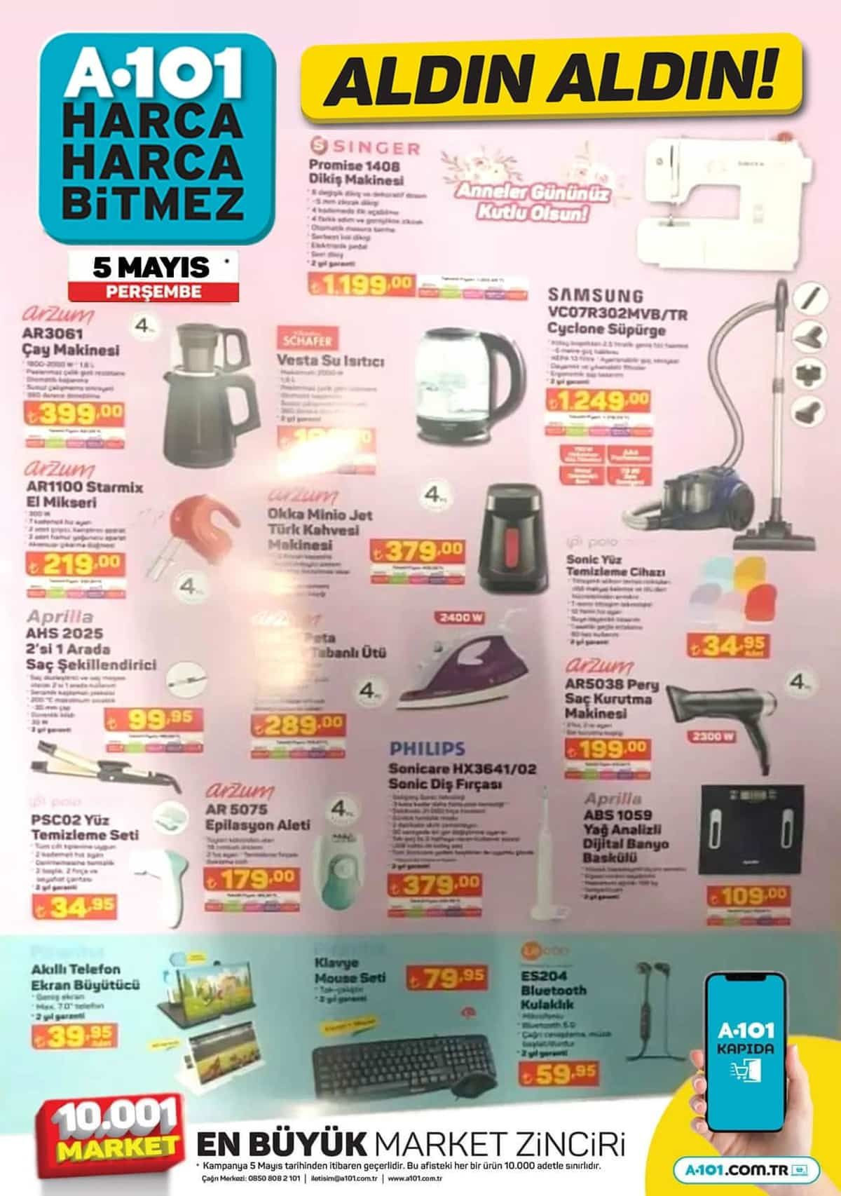 A101 aktüel ürünler kataloğu! A101 5 Mayıs aktüel ürünler indirimli fiyat listesi - Resim: 4