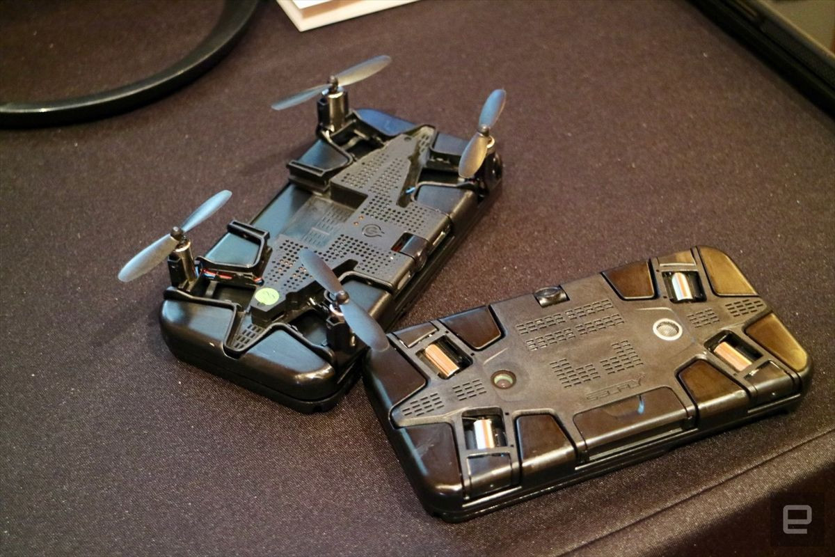 Dünyada bir ilk!.. Hem cep telefonu kılıfı hem drone! - Resim: 3