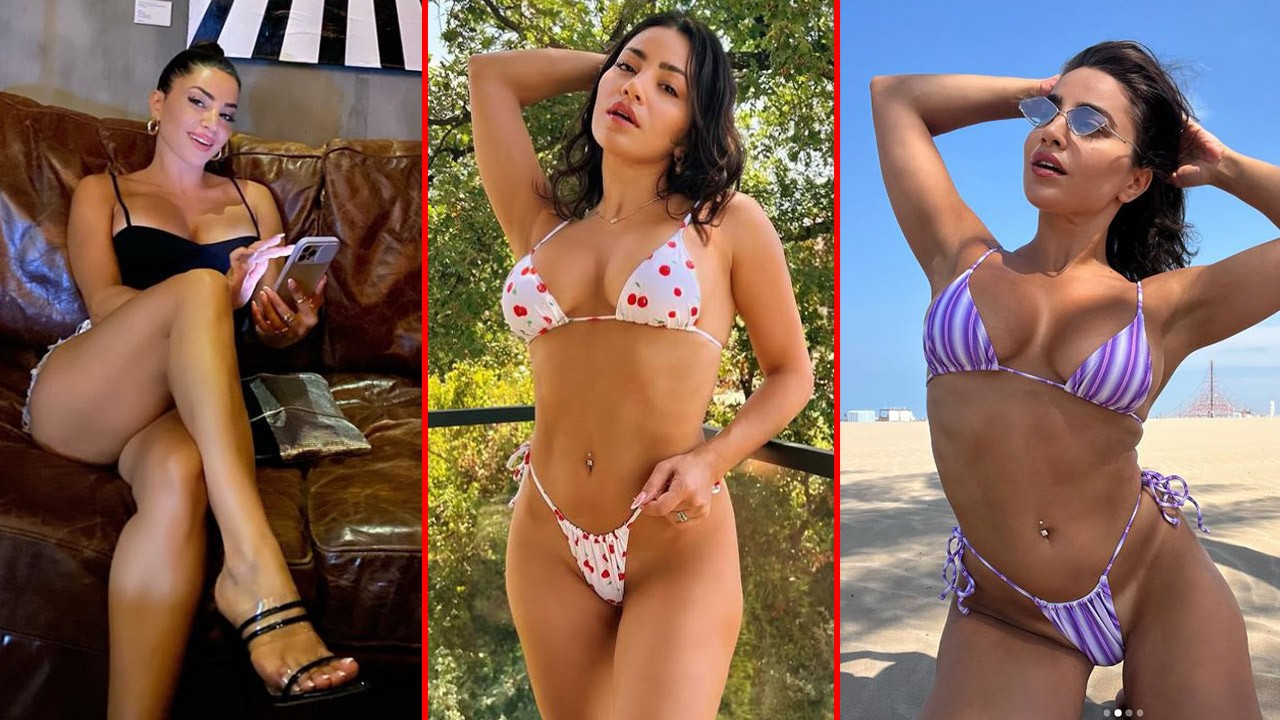 TikTok fenomeni Serpil Cansız spor yaparken paylaştı görenler fiziğine hayran kaldı