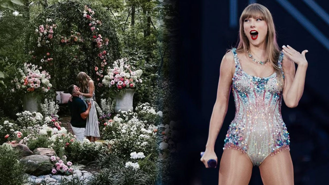 ABD'li şarkıcı Taylor Swift evleniyor! Büyük taşlı yüzüğü gündem oldu