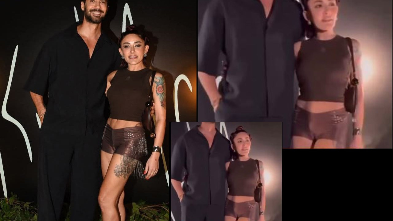 Aleyna Tilki'nin lansmanına Melek Mosso'nun mini şortu damga vurdu. Yaptığı hareket daha da dikkat çekti
