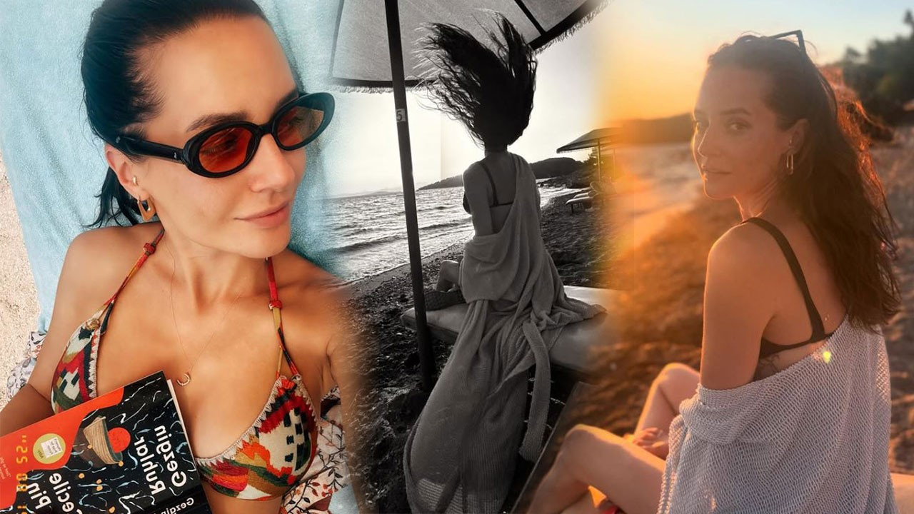 Sedef Avcı'dan iddialı tatil paylaşımı! Bikinili pozlarını peş peşe paylaştı, formda fiziği dikkat çekti