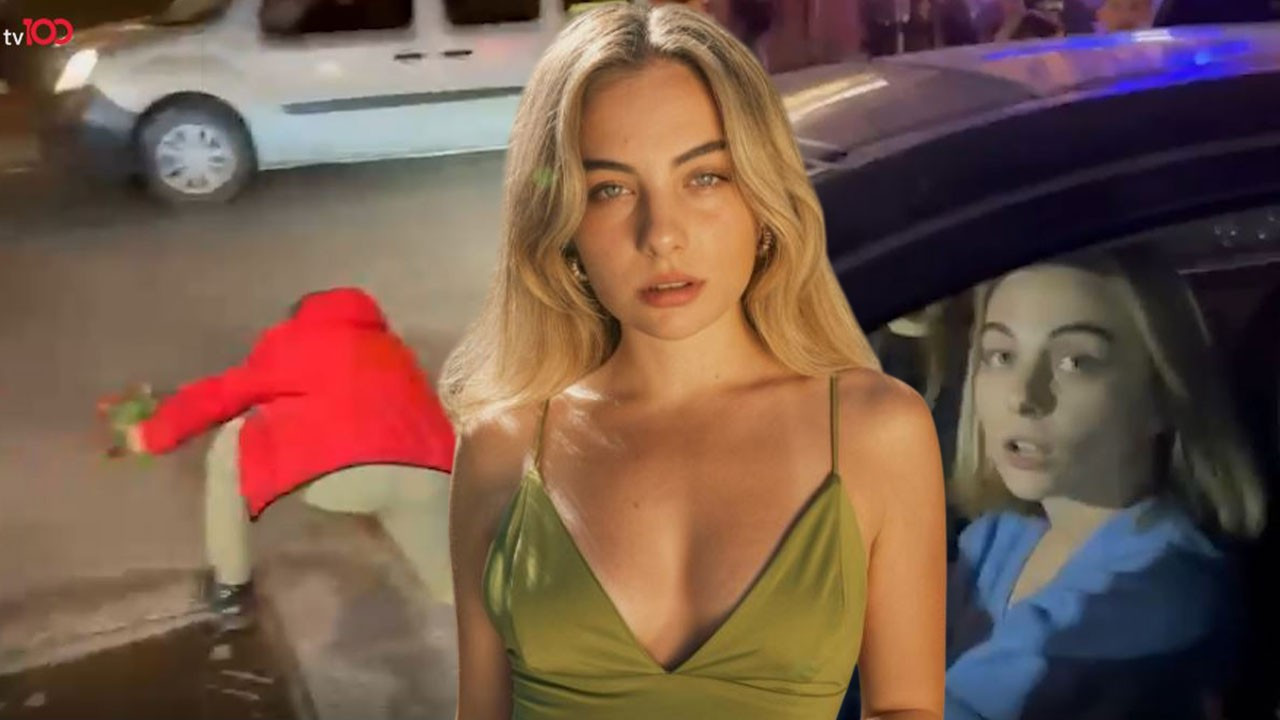 Ünlü oyuncu Mina Derman'dan şoke eden hareket! Çiçek satan çocuğa çarpıp kaçtı