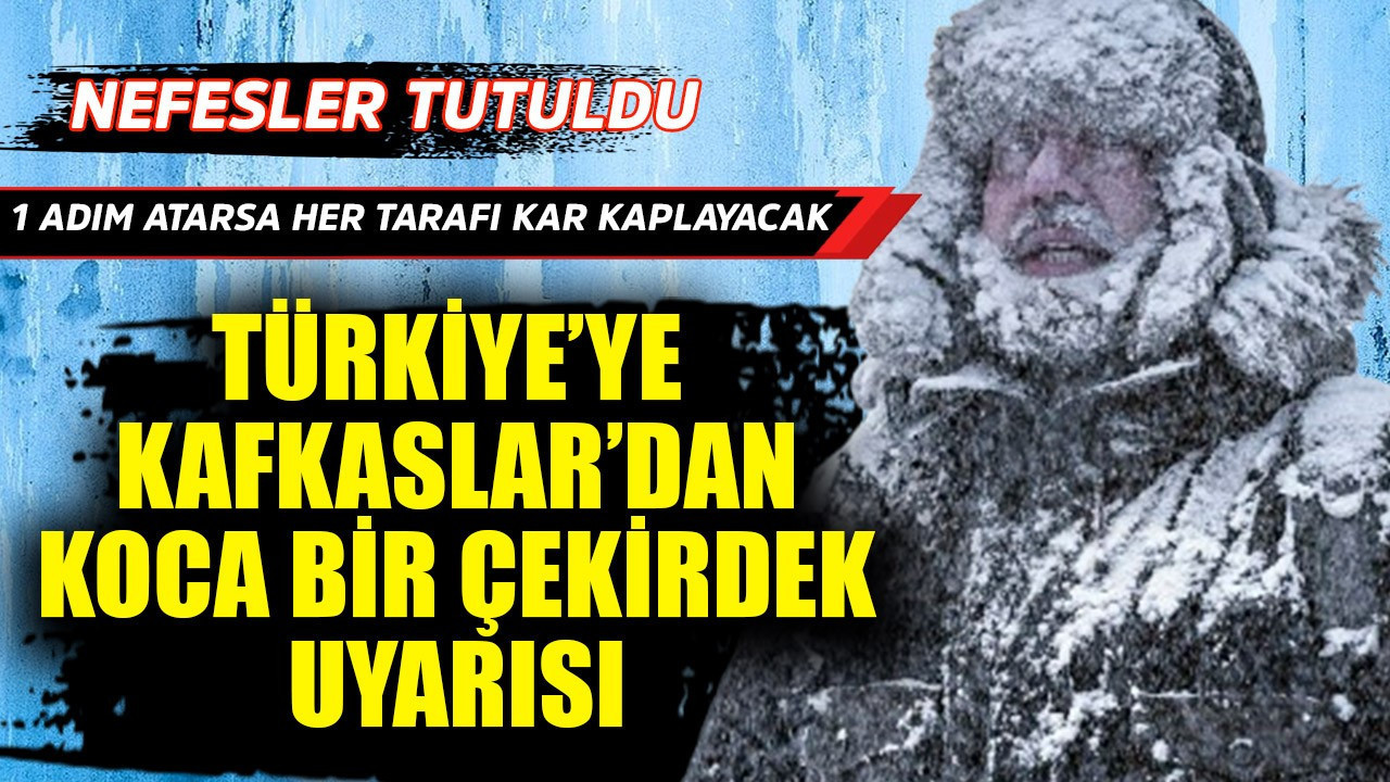 Türkiye'ye Kafkaslar'dan koca bir çekirdek uyarısı! 1 adım atarsa her tarafı kar kaplayacak
