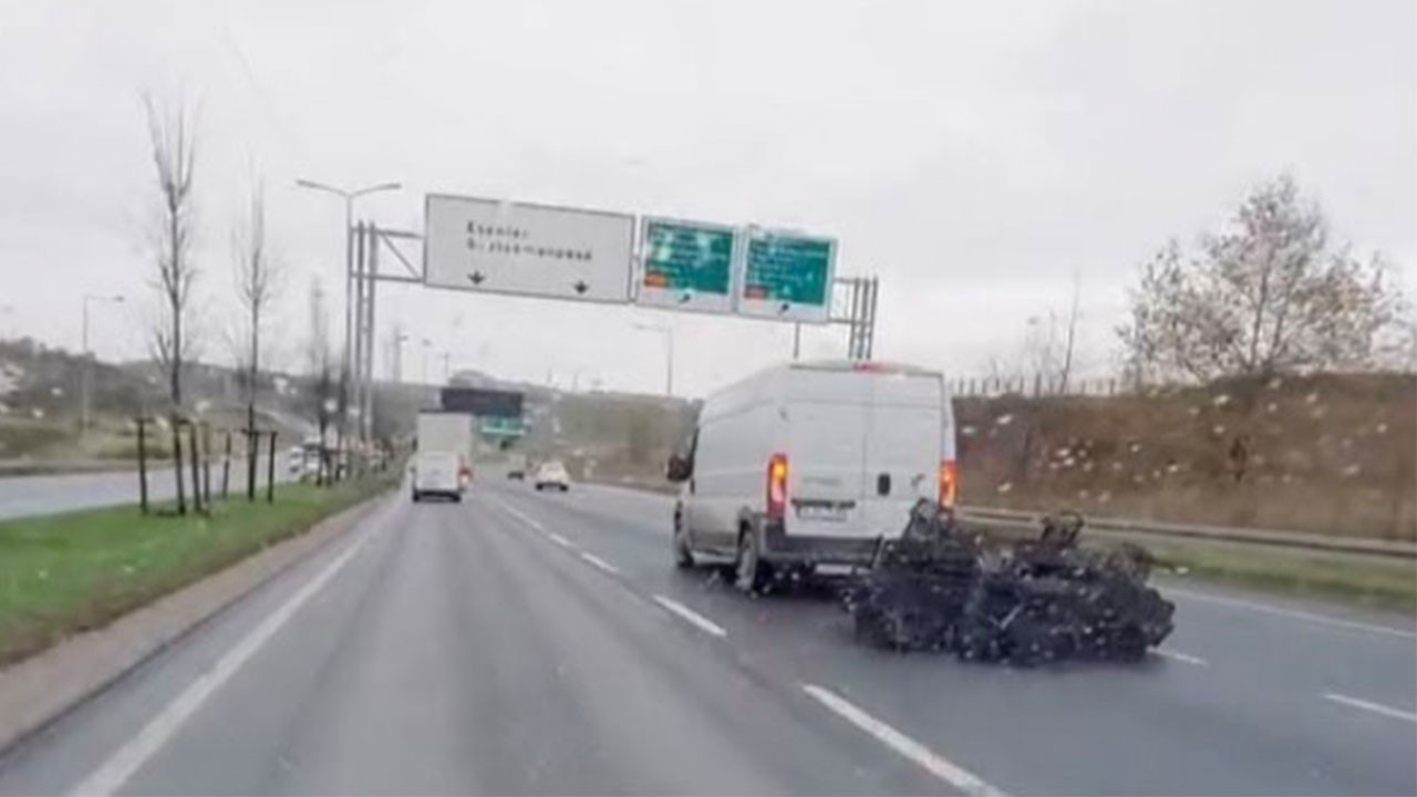 Pes dedirten görüntü! Herkesi tehlikeye attı