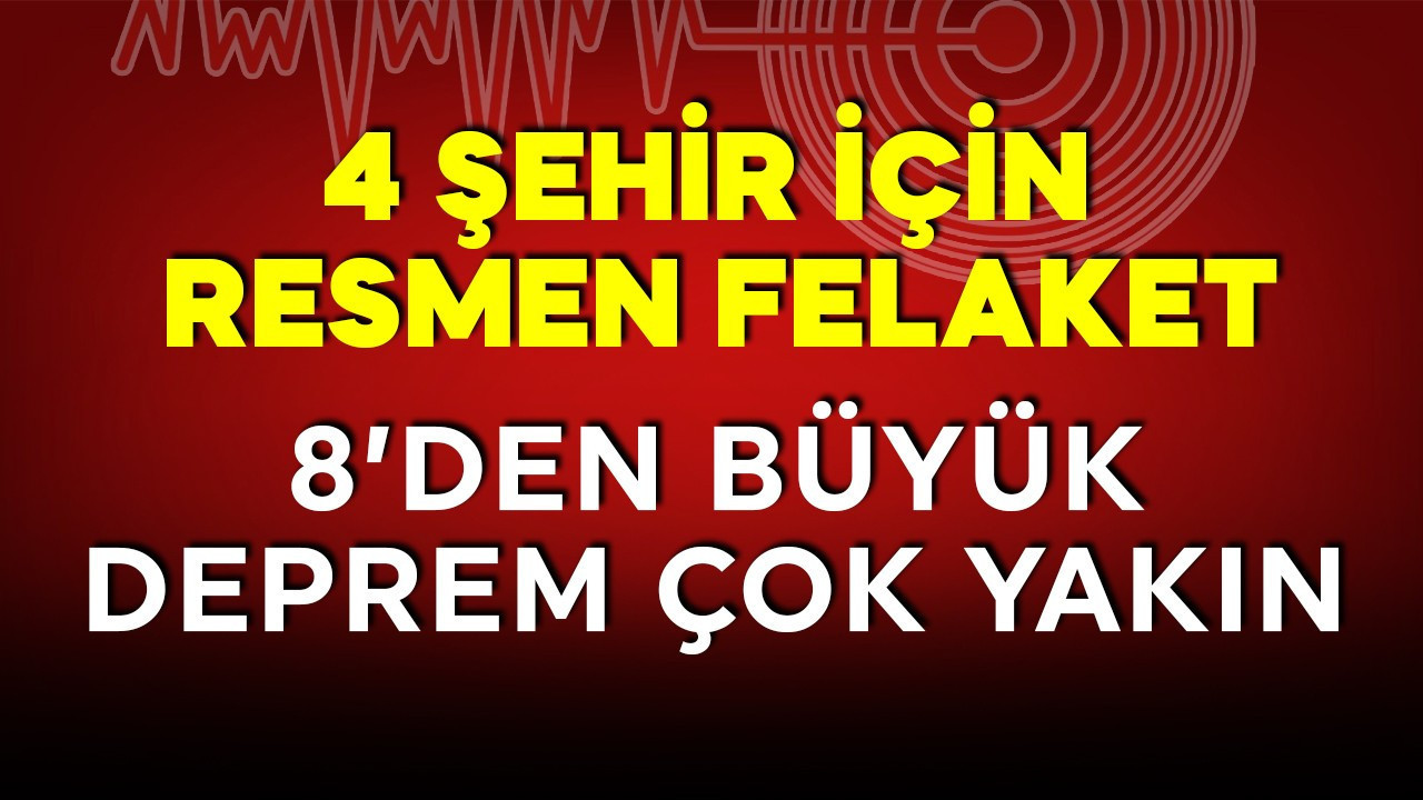 4 il ateş hattında! Uzman isim tarih verdi! 722 yıldır stres birikiyor! 8’den büyük deprem çok yakın!