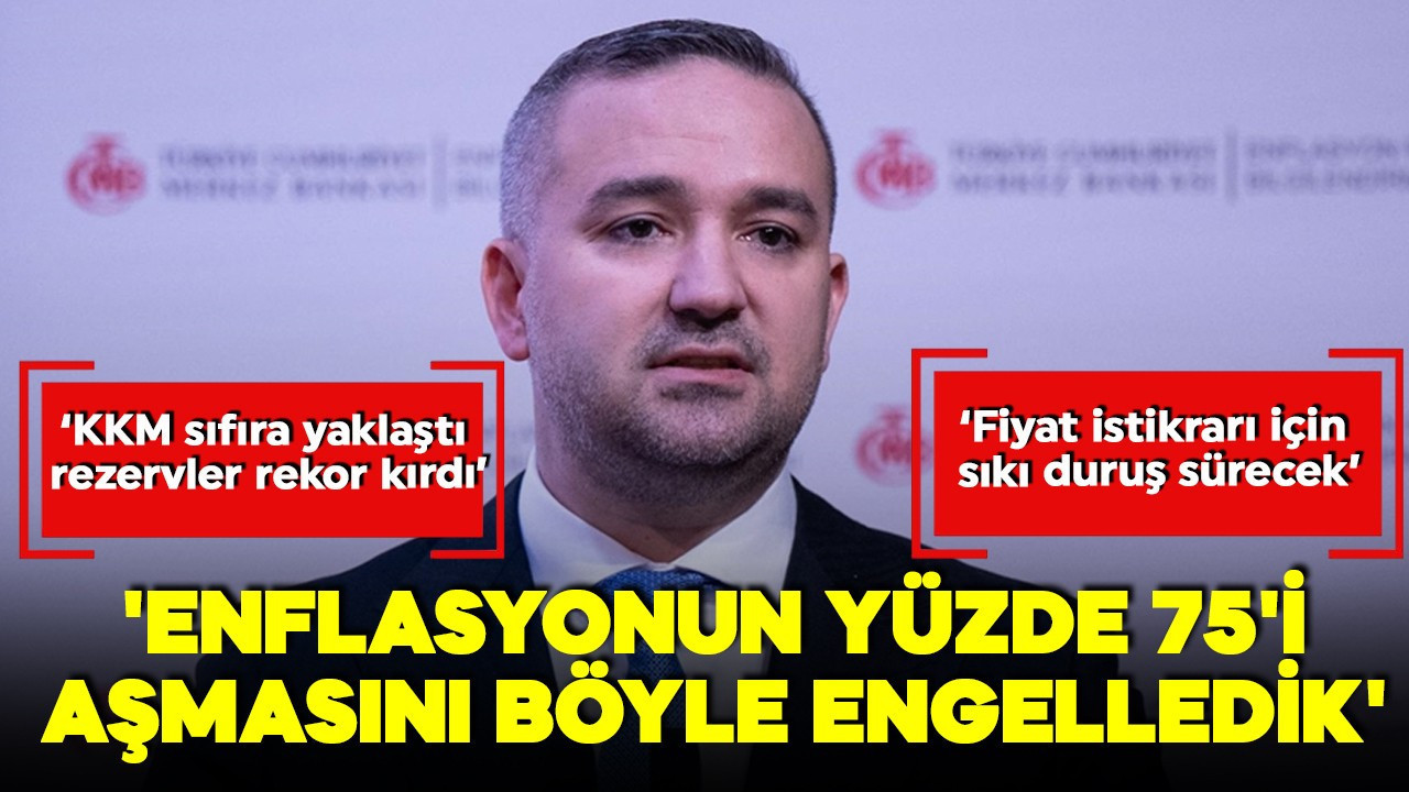 TCMB Başkanı Karahan'dan net mesajlar! 'Enflasyonun yüzde 75'i aşmasını böyle engelledik'