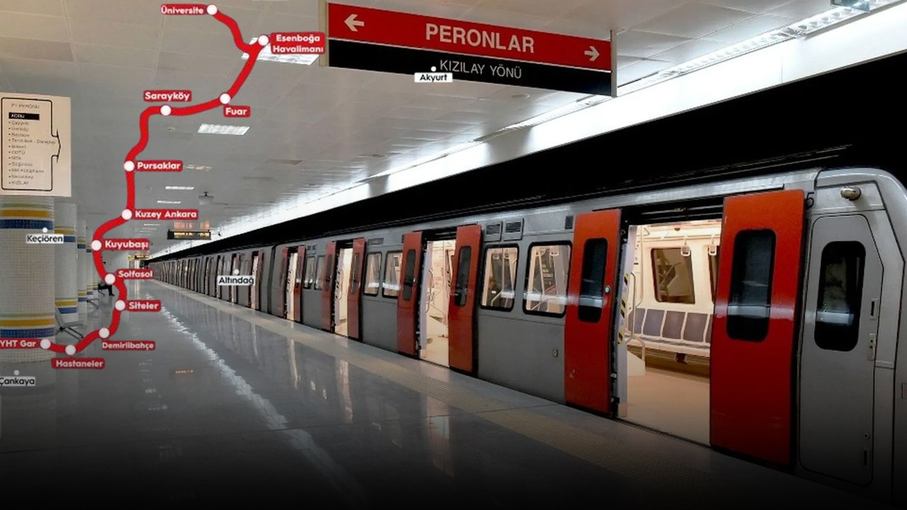 Ankara'ya yeni metro hattı geliyor! 12 istasyonla hizmete girecek! Yapım çalışmaları için tarih belli oldu