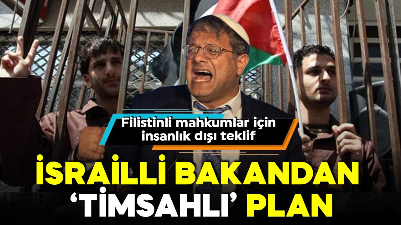 İsrailli bakan Ben-Gvir'den dehşete düşüren teklif! 'Filistinli esirlere timsahlı zindan'