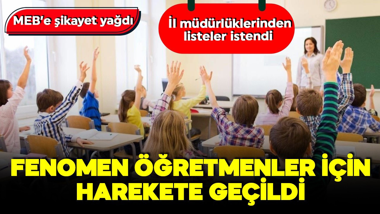 MEB'e şikayet yağdı! Bakanlık harekete geçti! Fenomen öğretmenlere inceleme başlatıldı