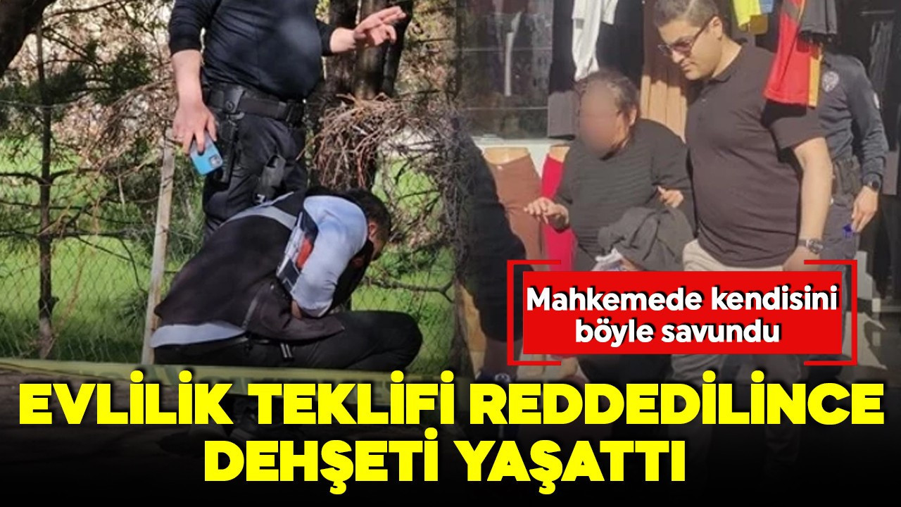 Kayseri'de kanlı hesaplaşma! Evlilik teklifi reddedilince dehşeti yaşattı! Mahkemede kendini böyle savundu!