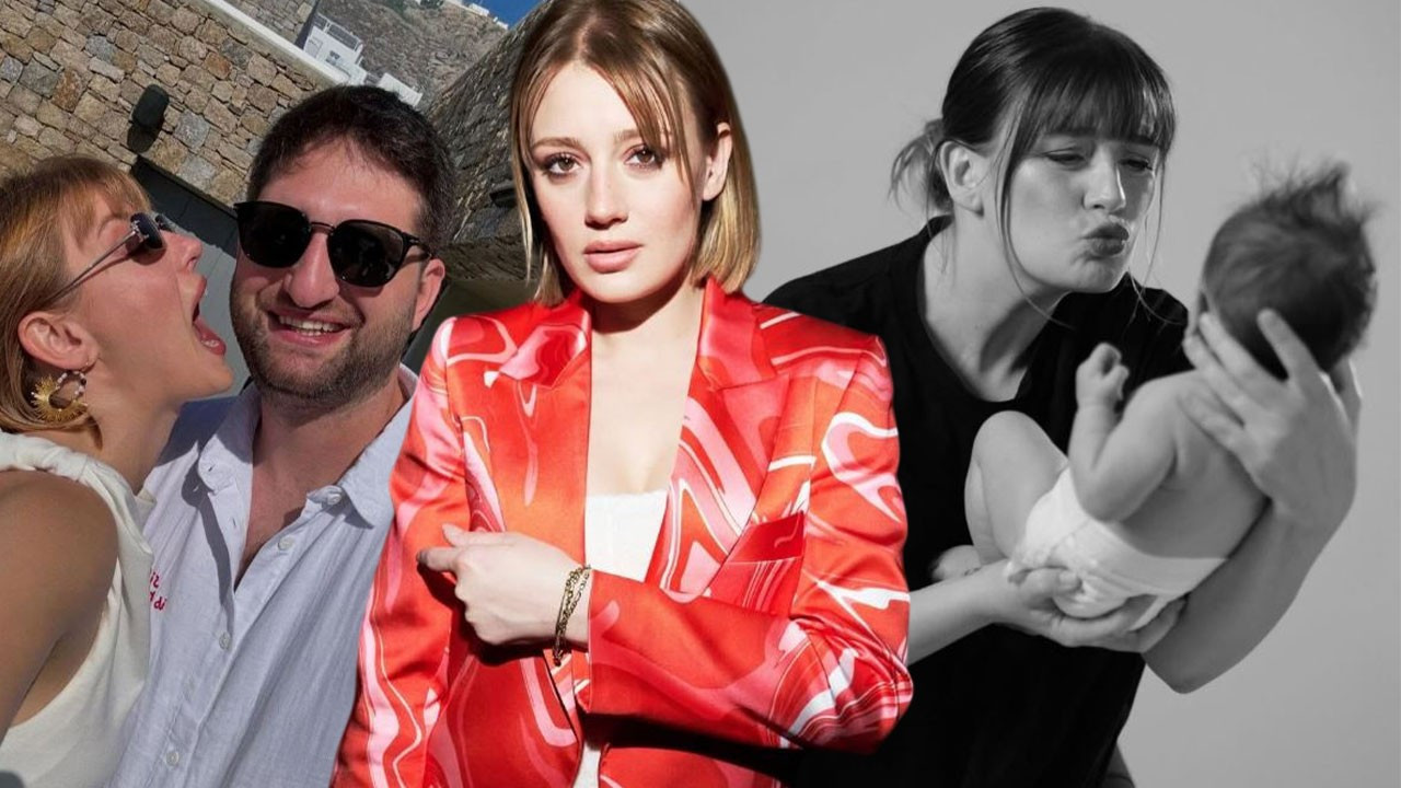 Gizem Karaca'dan mutlu aile tablosu! Anneliğin keyfini çıkarıyor