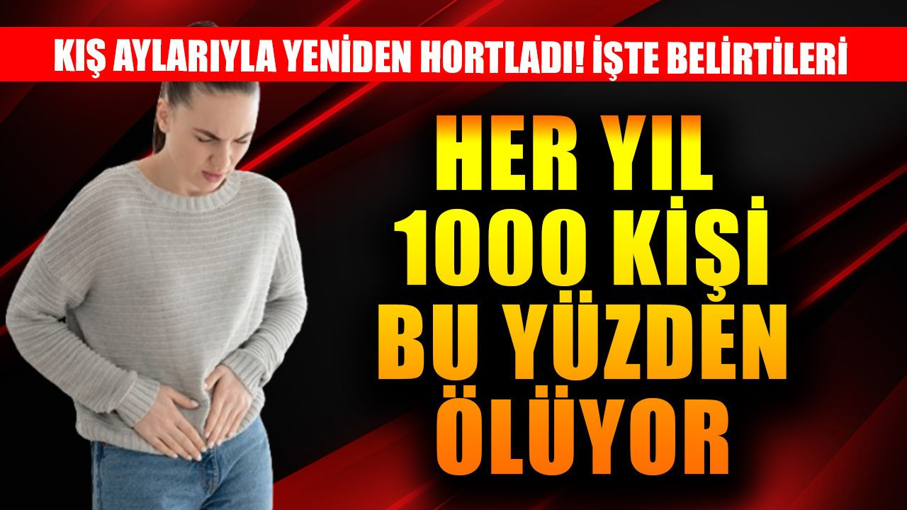 Her yıl yaklaşık 1000 kişi bu yüzden ölüyor! Kış aylarıyla birlikte yeniden hortladı, işte belirtileri