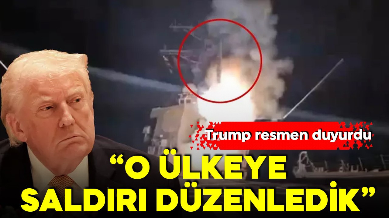 ABD Başkanı Trump resmen duyurdu! 'O ülkeye saldırı düzenledik'