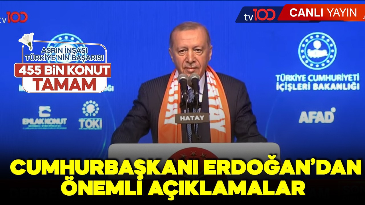 Cumhurbaşkanı Erdoğan'dan önemli açıklamalar
